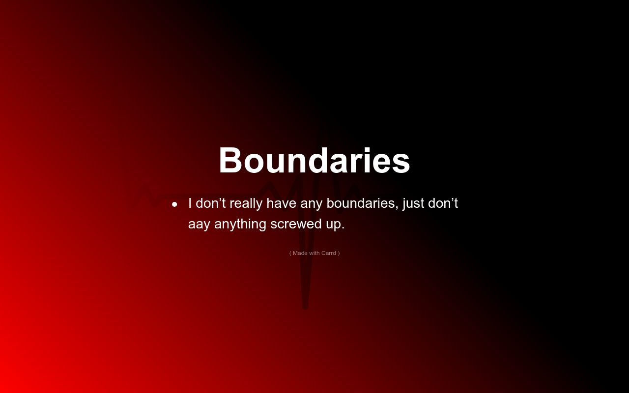 Carrd profile picture for @bound